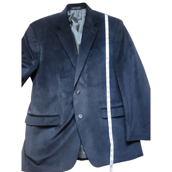 Chaps Fine Gauge Corduroy Blazer Mens 42R Black Academia Preppy Office Old Money - Picture 7 of 8